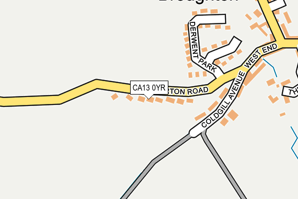 CA13 0YR map - OS OpenMap – Local (Ordnance Survey)