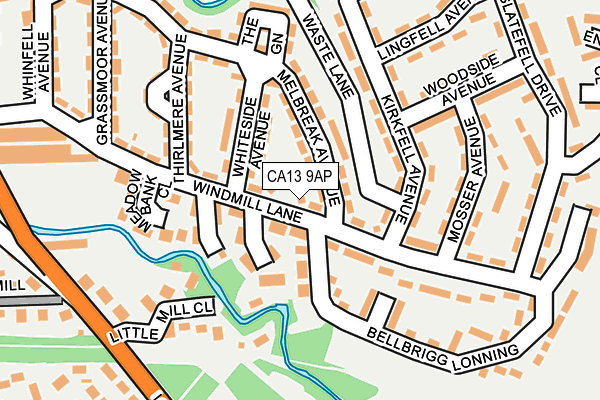 Map of SLATEFELL STORES LIMITED at local scale