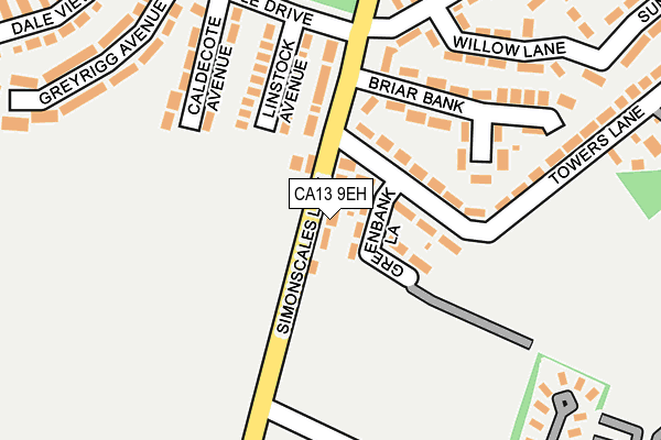 Map of HOPEGILLMEDIA LTD at local scale