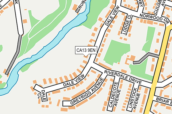CA13 9EN map - OS OpenMap – Local (Ordnance Survey)