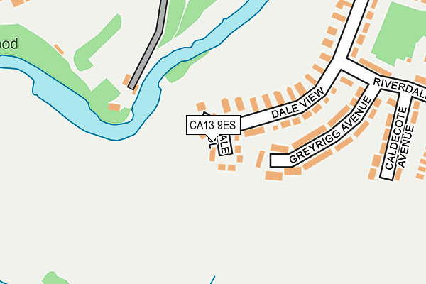 CA13 9ES map - OS OpenMap – Local (Ordnance Survey)