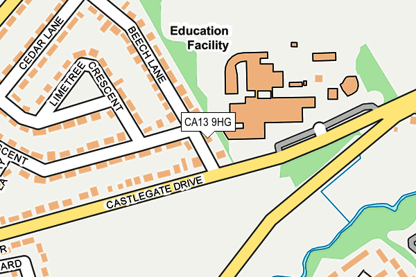 CA13 9HG map - OS OpenMap – Local (Ordnance Survey)