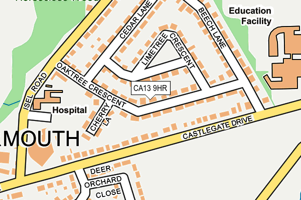Map of 570 SAFETY SERVICES LTD at local scale