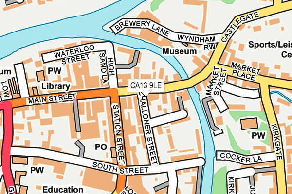 CA13 9LE map - OS OpenMap – Local (Ordnance Survey)