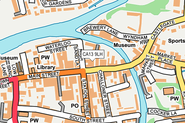 CA13 9LH map - OS OpenMap – Local (Ordnance Survey)