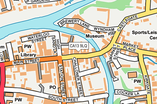 Map of DENTON HOUSE HOSTEL LTD at local scale