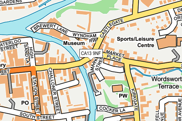 CA13 9NF map - OS OpenMap – Local (Ordnance Survey)