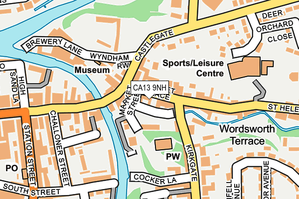 CA13 9NH map - OS OpenMap – Local (Ordnance Survey)