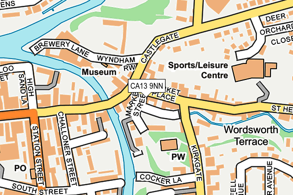 CA13 9NN map - OS OpenMap – Local (Ordnance Survey)