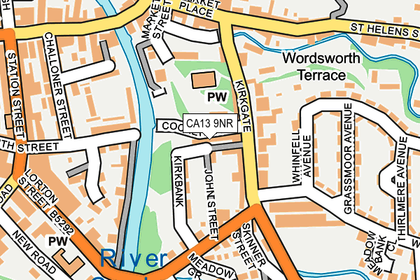 CA13 9NR map - OS OpenMap – Local (Ordnance Survey)