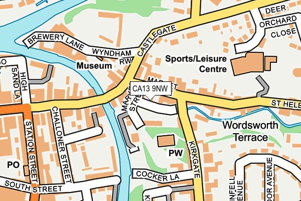 CA13 9NW map - OS OpenMap – Local (Ordnance Survey)