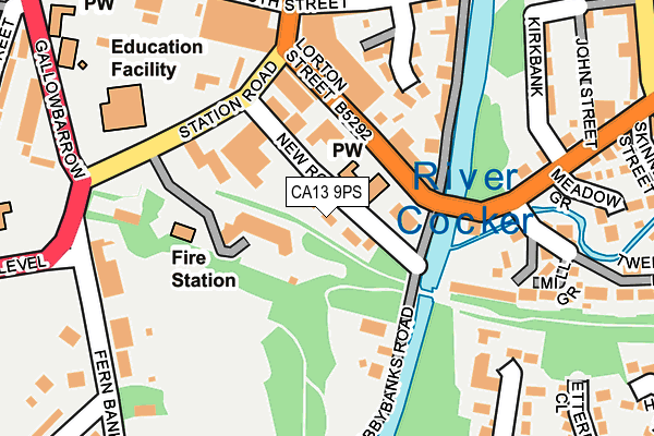 CA13 9PS map - OS OpenMap – Local (Ordnance Survey)