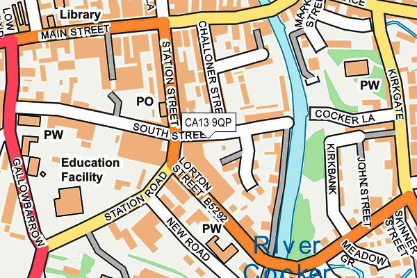 CA13 9QP map - OS OpenMap – Local (Ordnance Survey)