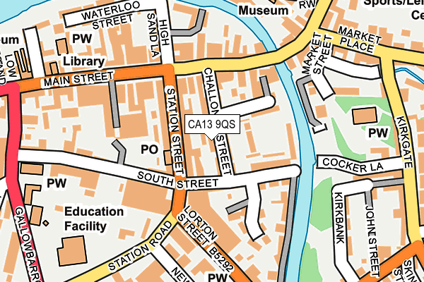 Map of BY CLEARWATER LIMITED at local scale