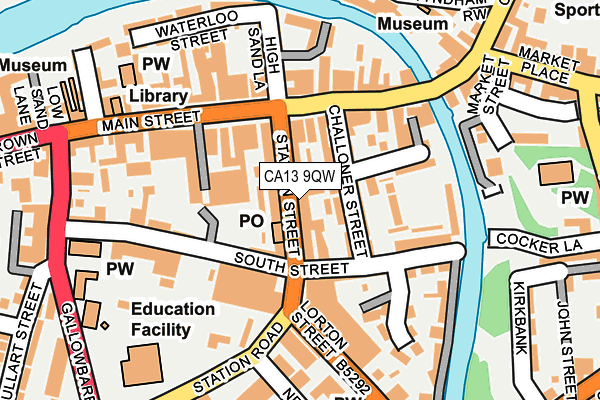 Map of HINTERLANDES LTD at local scale