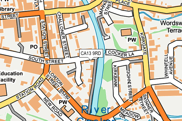 CA13 9RD map - OS OpenMap – Local (Ordnance Survey)