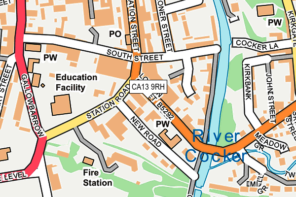 Map of ALPHA AESTHETICS CLINIC LIMITED at local scale