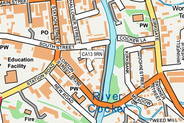 CA13 9RN map - OS OpenMap – Local (Ordnance Survey)