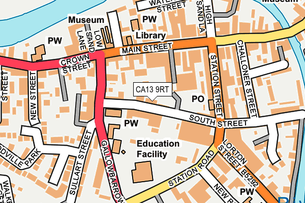 Map of THE NEW COCK AND BULL LTD at local scale