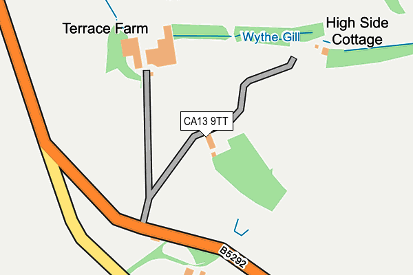 CA13 9TT map - OS OpenMap – Local (Ordnance Survey)