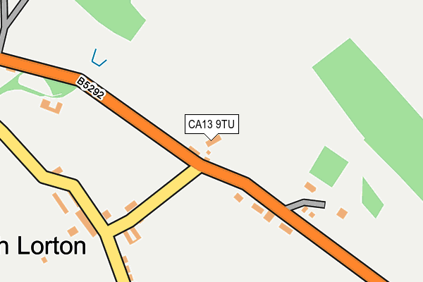 CA13 9TU map - OS OpenMap – Local (Ordnance Survey)