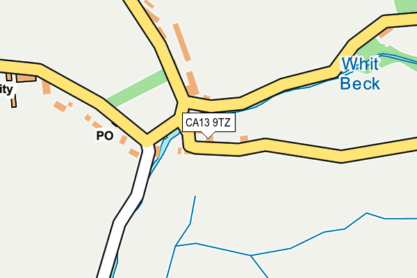 CA13 9TZ map - OS OpenMap – Local (Ordnance Survey)