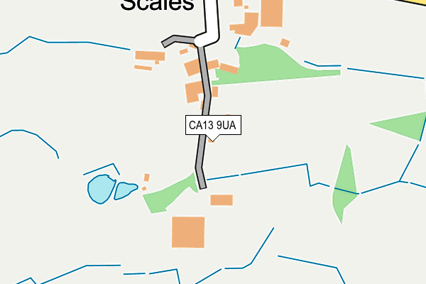 CA13 9UA map - OS OpenMap – Local (Ordnance Survey)