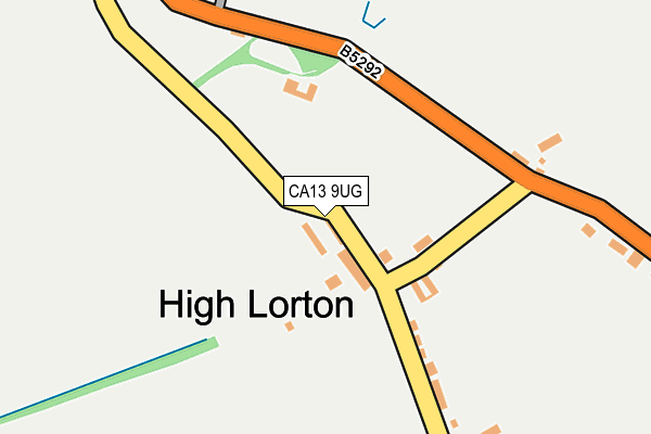 CA13 9UG map - OS OpenMap – Local (Ordnance Survey)