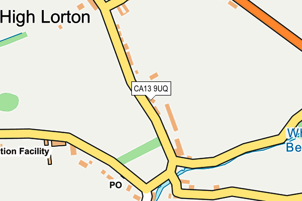 CA13 9UQ map - OS OpenMap – Local (Ordnance Survey)