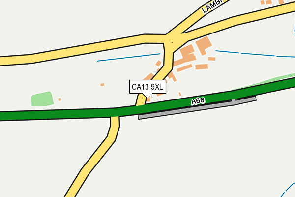 CA13 9XL map - OS OpenMap – Local (Ordnance Survey)