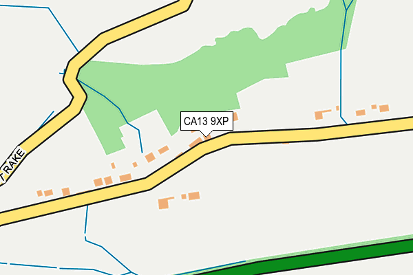 CA13 9XP map - OS OpenMap – Local (Ordnance Survey)