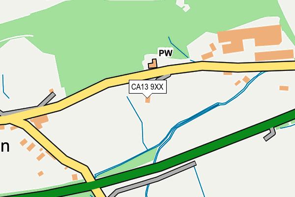 CA13 9XX map - OS OpenMap – Local (Ordnance Survey)