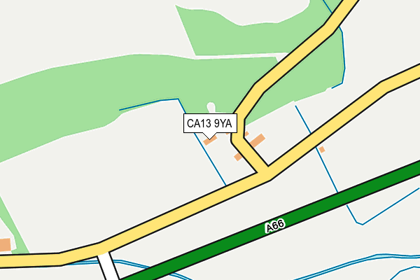 CA13 9YA map - OS OpenMap – Local (Ordnance Survey)