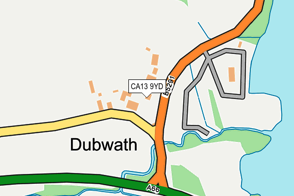 CA13 9YD map - OS OpenMap – Local (Ordnance Survey)