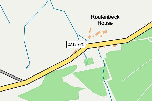 CA13 9YN map - OS OpenMap – Local (Ordnance Survey)