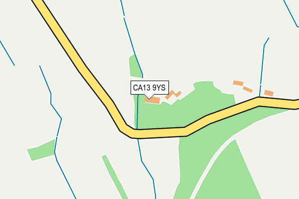 CA13 9YS map - OS OpenMap – Local (Ordnance Survey)