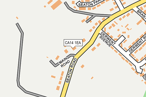 CA14 1EA map - OS OpenMap – Local (Ordnance Survey)