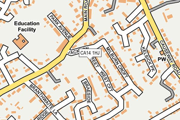 Map of BANSEAMER LTD at local scale