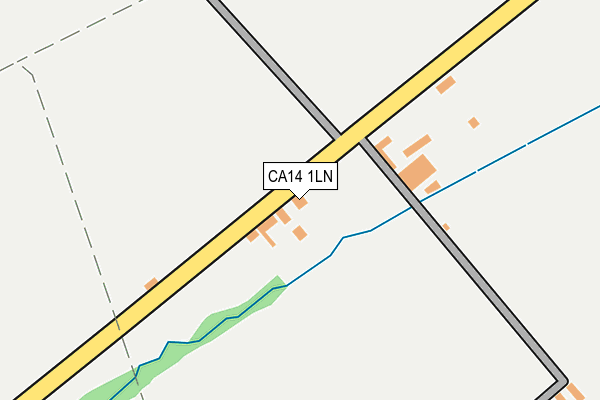 CA14 1LN map - OS OpenMap – Local (Ordnance Survey)