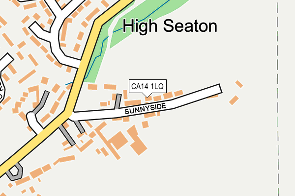 CA14 1LQ map - OS OpenMap – Local (Ordnance Survey)