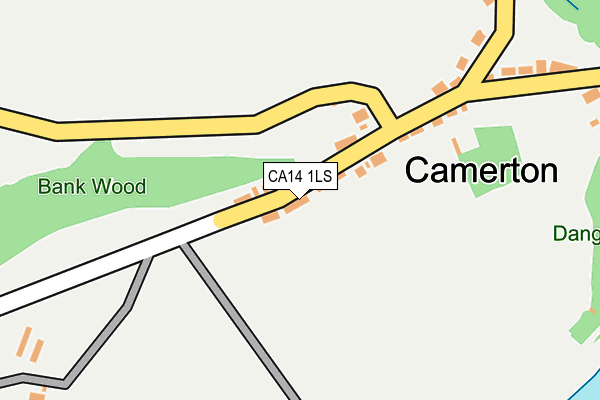 CA14 1LS map - OS OpenMap – Local (Ordnance Survey)