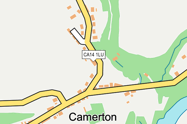 CA14 1LU map - OS OpenMap – Local (Ordnance Survey)