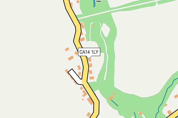 CA14 1LY map - OS OpenMap – Local (Ordnance Survey)