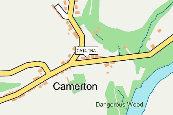 CA14 1NA map - OS OpenMap – Local (Ordnance Survey)