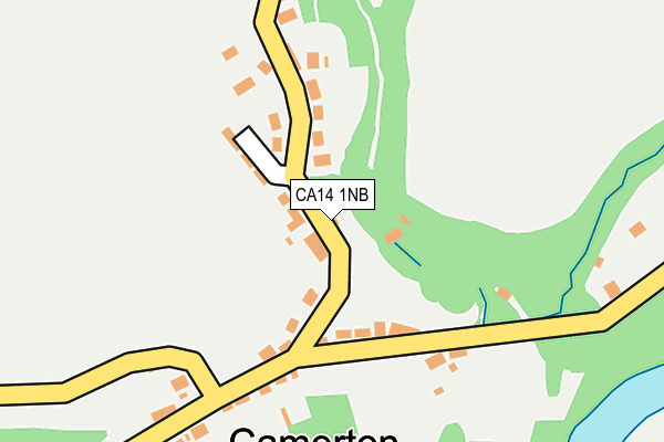 CA14 1NB map - OS OpenMap – Local (Ordnance Survey)