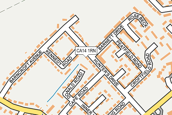 CA14 1RN map - OS OpenMap – Local (Ordnance Survey)