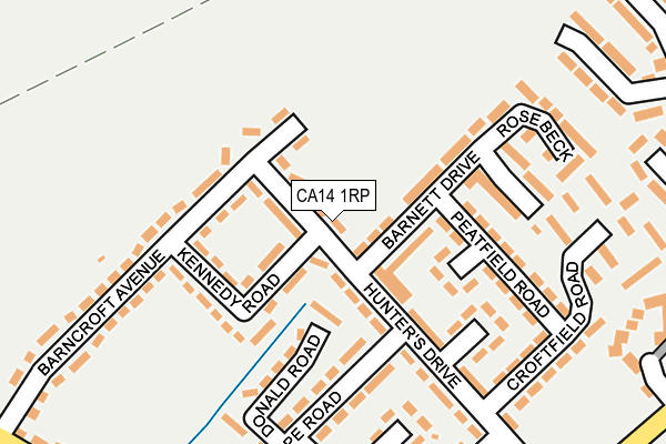 CA14 1RP map - OS OpenMap – Local (Ordnance Survey)