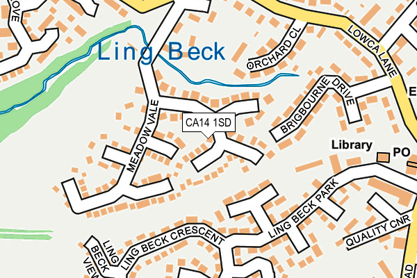CA14 1SD map - OS OpenMap – Local (Ordnance Survey)