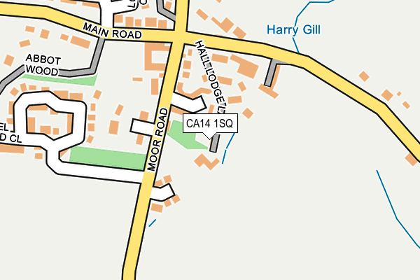 CA14 1SQ map - OS OpenMap – Local (Ordnance Survey)