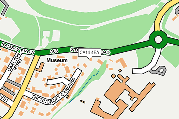 CA14 4EA map - OS OpenMap – Local (Ordnance Survey)